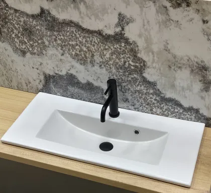 Умивальник (раковина) VBI TEORA 80 WHITE врізний