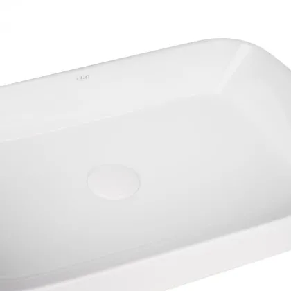 Раковина-чаша Qtap Scorpio 550х390х120 White з донним клапаном QT14112243W — Photo 4