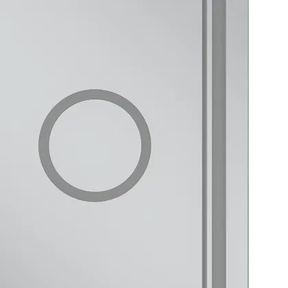 Дзеркало Mixxus Premium QUADRO MR20-100x80 з Led Touch, Anti-fog, димером, регулятором яскравості, лінзою (MP6623) — Photo 1
