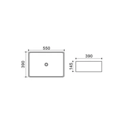 Раковина Q-tap Tit WHI 41292/F008 — Photo 1