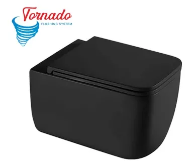 Інсталяція Koller Pool Dune 1200SL + Kvadro Arc Chrome панель змиву + підвісний унітаз KVADRO START Black matt з сидінням Soft-close (змив Торнадо) — Photo 3