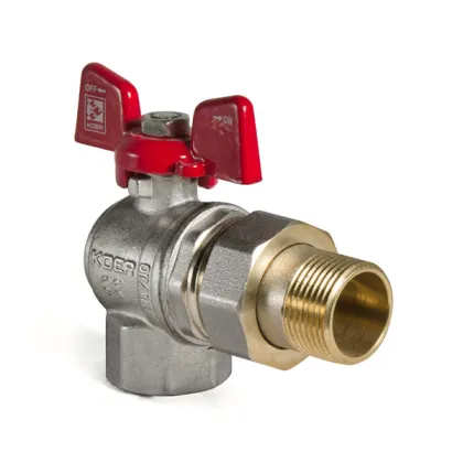 Кран з американкою 3/4" (Koer KR.228) кутовий (KR0018) — Photo 2