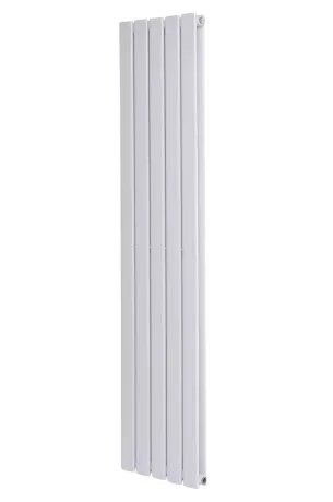 Дизайнерський вертикальний радіатор опалення ARTTIDESIGN Livorno II 5/1400/340/50 білий матовий.