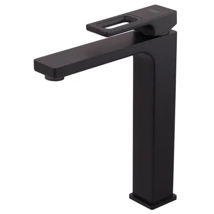 Змішувач для умивальника Koer KB-11009-05 високий (Колір чорний) (KR3501)