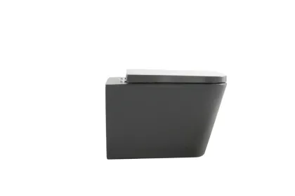 Унітаз підвісний Mixxus Premium QUADRO-0305-R GRAY 510x350x345mm система змиву RIMLESS (MP6656) — Photo 1