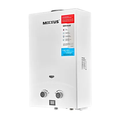 Газова колонка MIXXUS GWH-0110 BASIC WHITE димохідна 10 л/хв (колір білий) (WH0022) — Photo 5