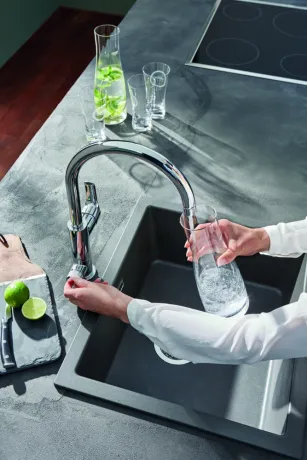Змішувач для кухні з підключенням до фільтру Grohe Blue Pure (31722000) — Photo 9