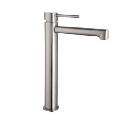 IMEX TOSCANA BRUSHED NICKEL Змішувач для умивальника високий, матовий нікель