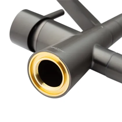 Змішувач для кухні Mixxus Premium Magnet 021 GRAPHITE REFL.BLACK (MI6975) — Photo 2