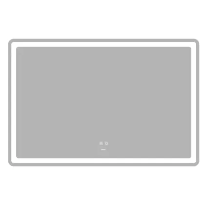 Дзеркало ZERIX MIRRA MR05-120x80 з LED Touch, Anti-fog, димером, рег. яскравості (ZX6061)