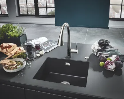 Змішувач для кухні з висувним виливом Grohe Zedra (32294002) — Photo 6