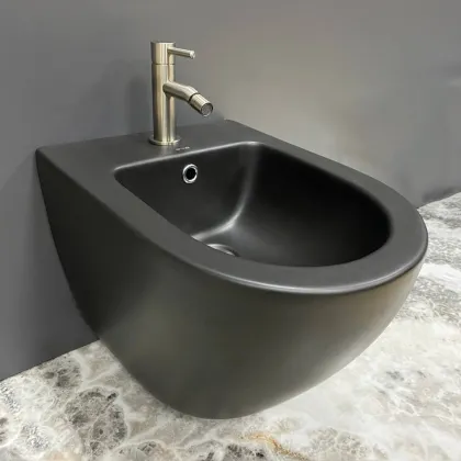 Підвісне біде VBI VULCANO BLACK MATT — Photo 2