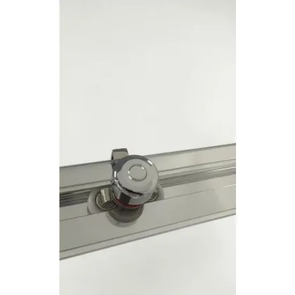 Шторки скляні на ванну розсувні Koer SR BS06-120x150-TR-01 прозоре скло Easy Clean 6мм, хром (KR5945) — Photo 21