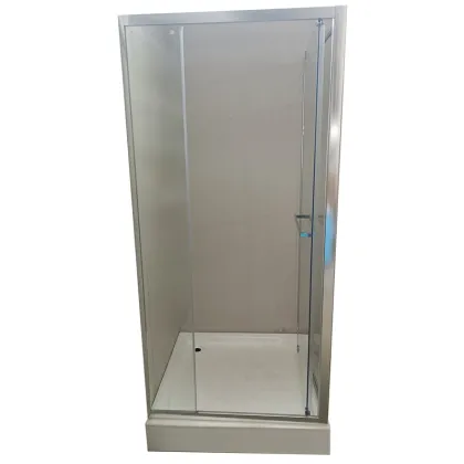 Душова кабіна з низьким піддоном Mixxus Style SCT01-90x90x200-TR Chrome прозоре скло 6мм (MI8433) — Photo 6