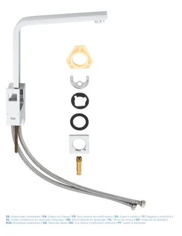 Змішувач для кухні Grohe Eurocube (31255000) — Photo 5