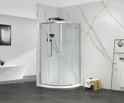 Душова кабіна без піддону Mixxus Premium DIVERSE SC01-90x90x195-TR Chrome прозоре скло 5мм (MI6859) — Photo 1