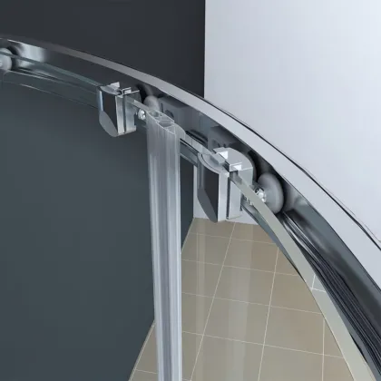 Душова кабіна без піддону Koer SR SC04-90x90x195-TR-01 прозоре скло Easy Clean 5мм, хром (KR5360) — Photo 16
