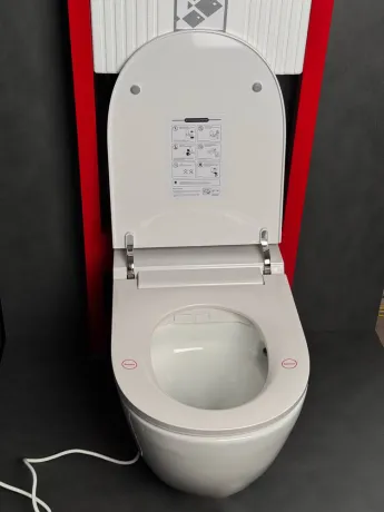 Комплект: Koer TB-0301 Smart Унітаз-біде підвісний TB-0101 з електронним управлінням + Інсталяція KT-0409 + панель KT-0609-01 Chrome (KR6116) — Photo 50