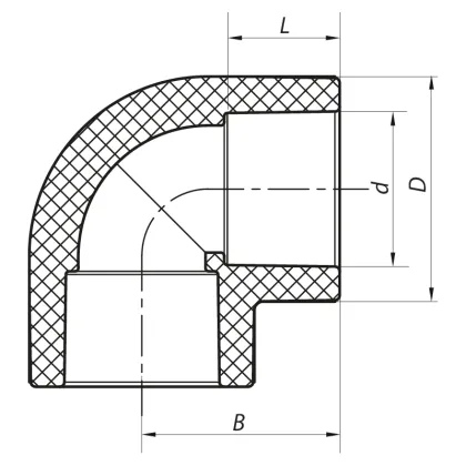Кут 90 32 PPR KOER K0021.PRO (KP0026) — Photo 1