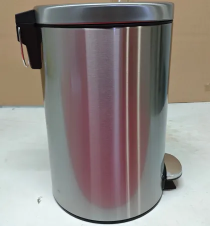 Відро для сміття з плавним закриттям кругле Mixxus Ellipse-TC0212 SS Color 12л (колір нержавійка) (MI8399) — Photo 24