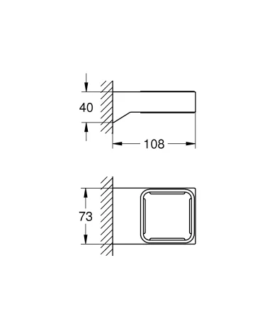 Тримач для аксесуарів Grohe Selection Cube  — Photo 7