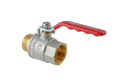 Кран кульовий ГШВ Koer Extreme KE.215-20 - 3/4" FM ручка "важіль" червона (KR5751) — Photo 1
