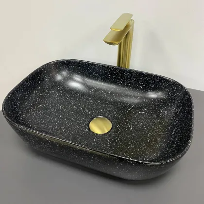 Умивальник (раковина) VBI RAVENNA SPACE BLACK MATT накладний