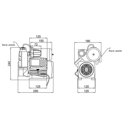 Насосна станція Thermo Alliance PZB450A 0,55 кВт — Photo 1