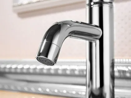 Змішувач для раковини (умивальника) REA LUNGO CHROME хром низький — Photo 3