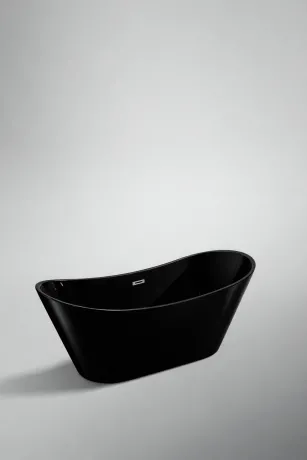 Ванна VBI MARMOLADA BLACK 170 x 75 окремостояча — Photo 2