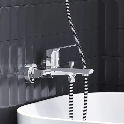 Змішувач для ванни - душу, хром Damixa 401000000 Merkur — Photo 2