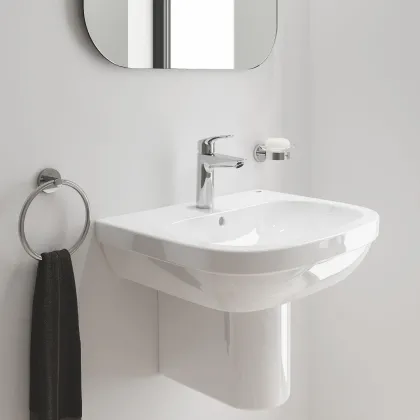 Одноважільний змішувач для раковини M-Size Grohe Eurosmart New з натискним донним клапаном (23923003) — Photo 1