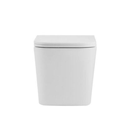 Унітаз підвісний Qtap Tern Ultra Quiet безобідковий з сидінням Soft-close WHITE QT17332303AW — Photo 2