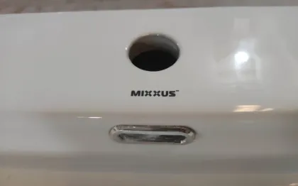 Раковина підвісна Mixxus Premium QUADRO-0206 600х360х130mm з отвором під змішувач та переливом (MP6509) — Photo 6