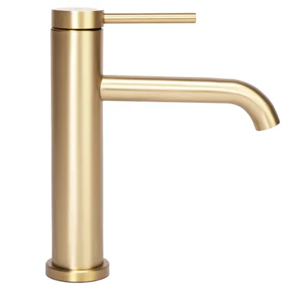 Змішувач для раковини (умивальника) REA CLIF BRUSHED GOLD золотий матовий * — Photo 2