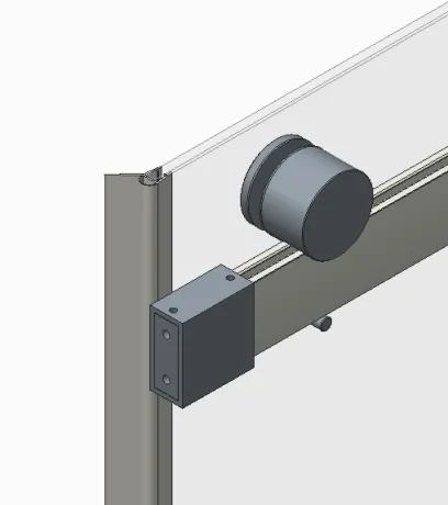 Двері в нішу Koer SR SD01-120x200-TR-12 прозоре скло Easy Clean 8мм, матове золото (KR5377) — Photo 10