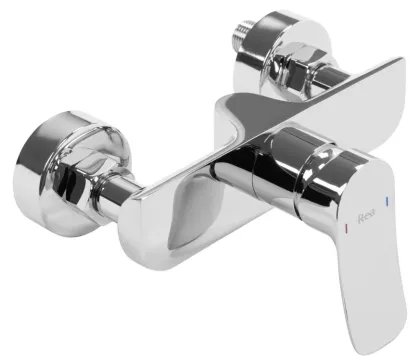 Змішувач для ванни та душу REA DART CHROME настінний без виливу * — Photo 2