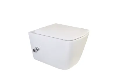 Унітаз-біде підвісний Mixxus Premium QUADRO-1301-R 510x350x345mm система змиву RIMLESS (MP6658) — Photo 1