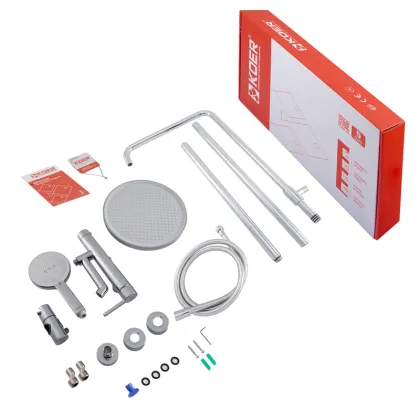 Душова колонна зі змішувачем Koer KB-56029-01 3 функції, колір хром (KR5481) — Photo 4
