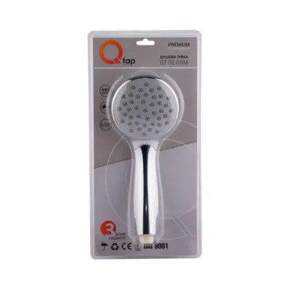 Лійка для ручного душу Qtap Rucni 97 мм округла QT02L Chrome — Photo 3