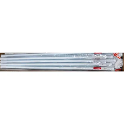 Штанга для шторки телескопічна пряма ZERIX CRA-110x200 110cm-200cm (алюміній) (ZX4998) — Photo 3