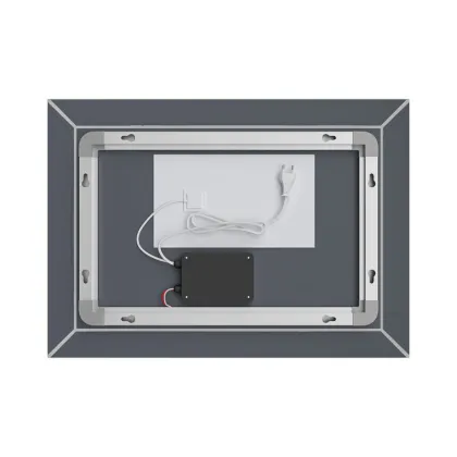 Дзеркало Mixxus Premium CUBIC MR14-80x60-Reverse з Led Touch, Anti-fog, димером, регулятором яскравості (MP6648) — Photo 9