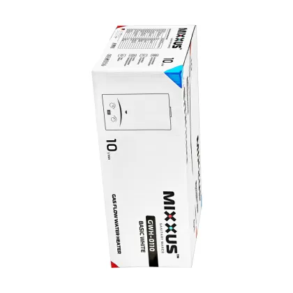 Газова колонка MIXXUS GWH-0110 BASIC WHITE димохідна 10 л/хв (колір білий) (WH0022) — Photo 1