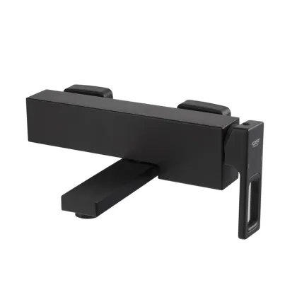 Змішувач для ванни з коротким виливом KOER KB-41009-05 (Колір чорний) (KR6018) — Photo 7