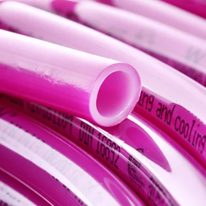 Труба для теплої підлоги з кисневим бар'єром Koer PEX-B EVOH 16 * 2,0 (pink) (600 м) (KR2853) — Photo 3