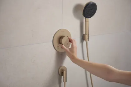 ECOSTAT COMFORT S термостат для 2х споживачів, ПМ, шліфованна бронза — Photo 2