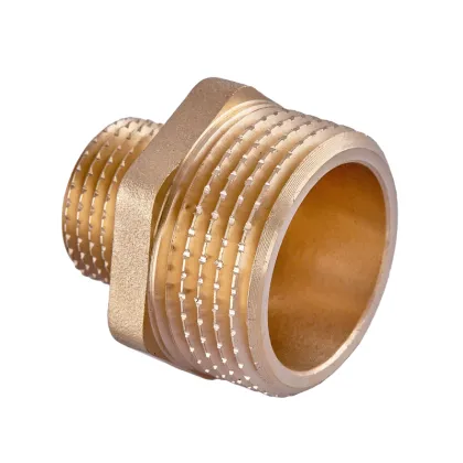 Ніпель редукційний Koer KF.N0608.WN - 3/4"x1/2" без нікелю (KR5573) — Photo 2