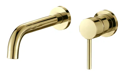 Змішувач для раковини VBI MILANO LONG GOLD прихованого монтажу