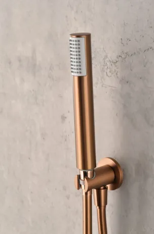 IMEX MONZA BRUSHED ROSE GOLD Набір для душу з термостатом, PVD матове рожеве золото — Photo 4