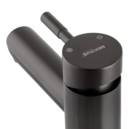 Змішувач для умивальника MIXXUS SUS-001-HIGH GRAPHITE з нерж. сталі SUS304 (MI5905) — Photo 1